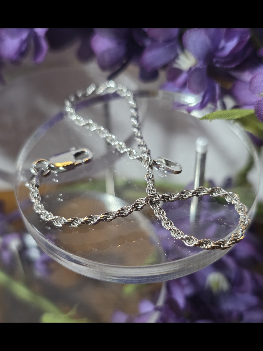 Othr Silver Twisted Rope Bracelet - Silver